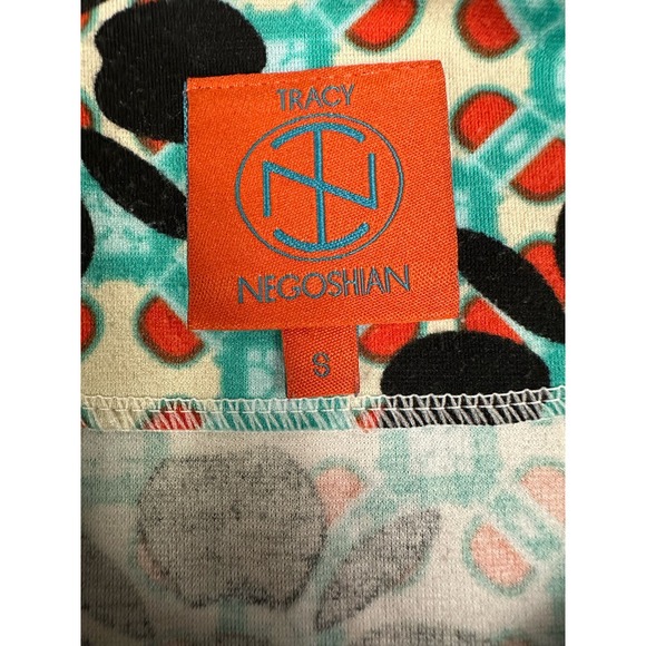 Tracy Negoshian Geometric and floral‎ zip up dress - Picture 2 of 9